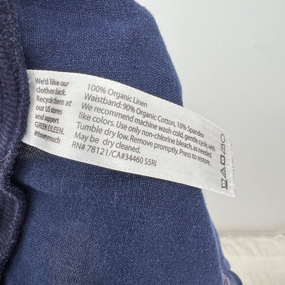 Eileen Fisher Organic cotton drawstring waist Denim Slouchy Ankle Pant Womens Si - Picture 9 of 10